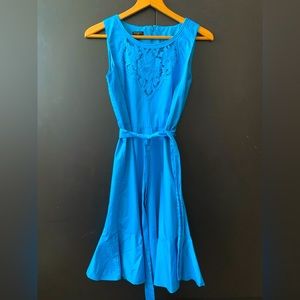 Talbots blue dress